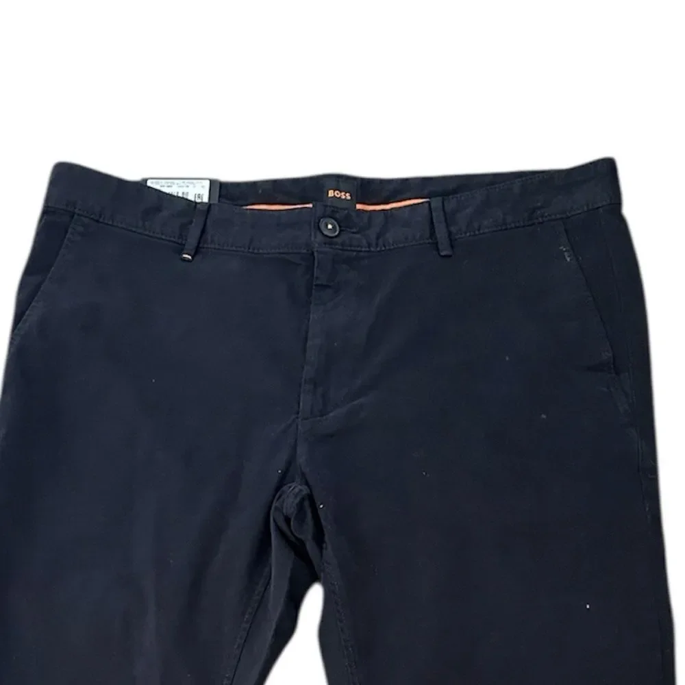 BOSS Slim-Fit Chinos Pants, Black, Size 38/34, NWT